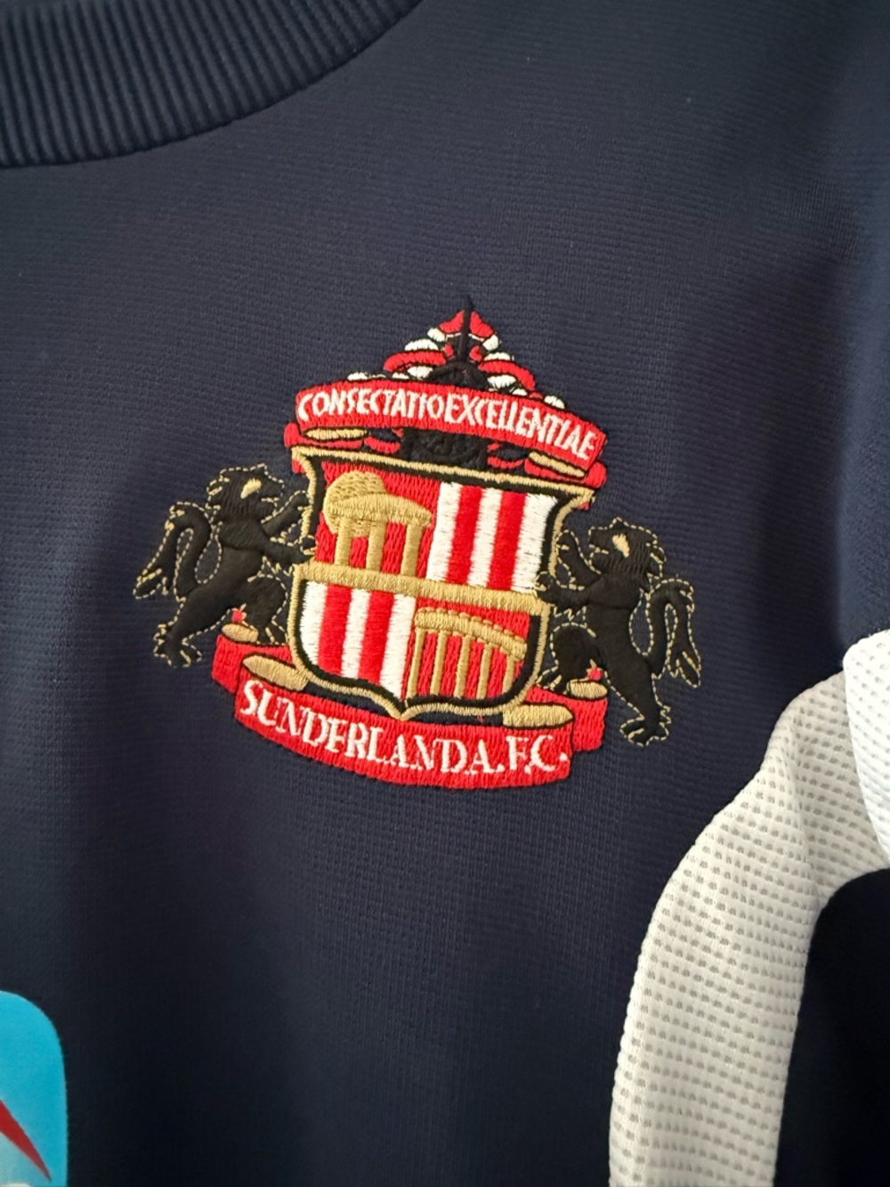 Umbro Sunderland AFC Crewneck Navy Soccer Football Training Top NWT Size M - Picture 2 of 4